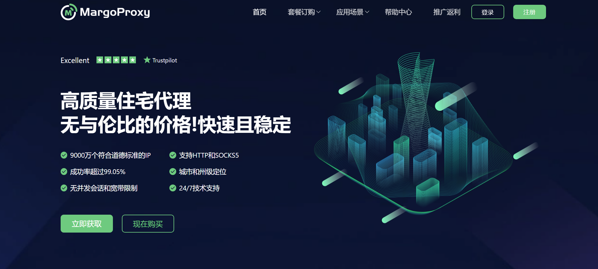 MargoProxy - 全球领先的住宅IP代理服务提供商